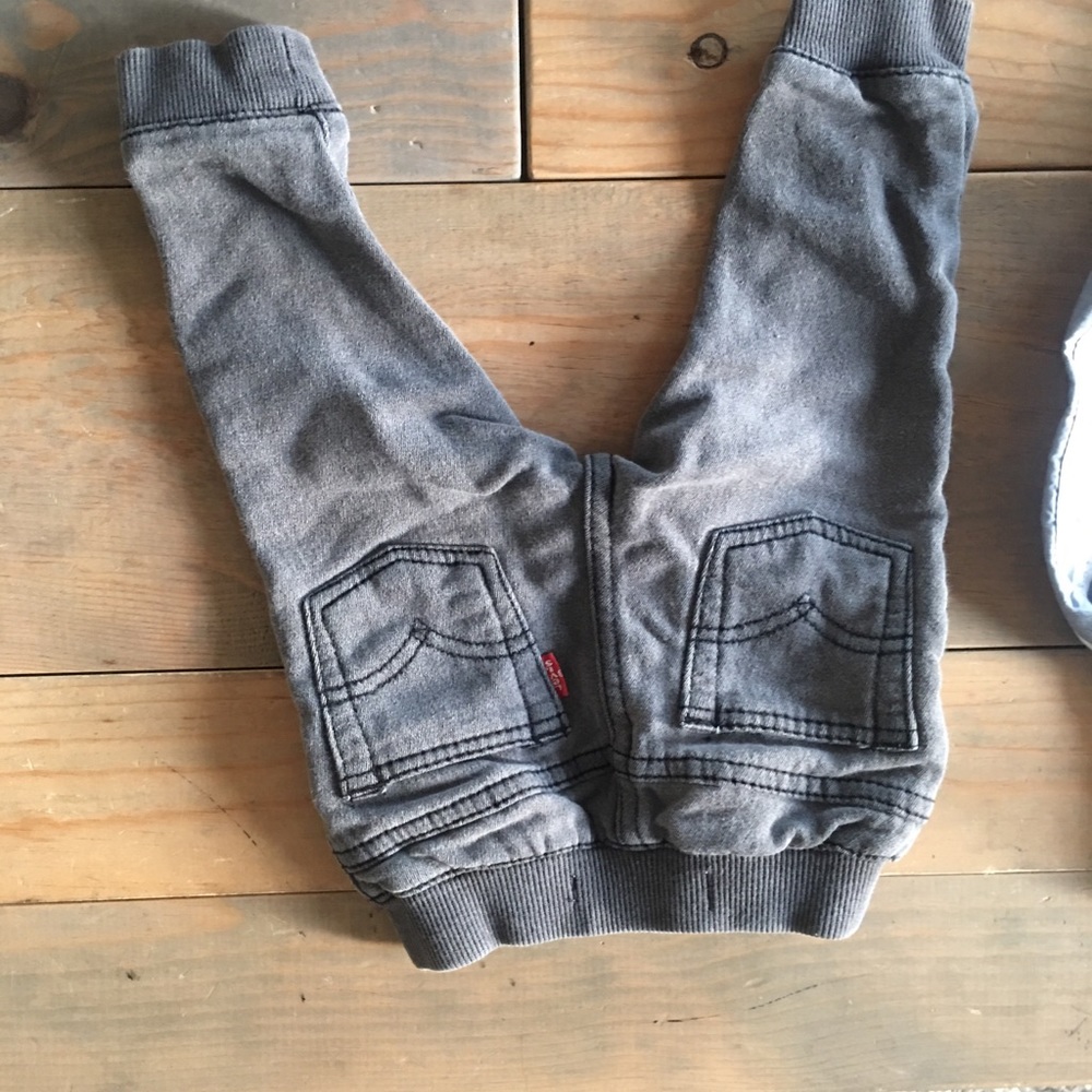 Baby boy 18 months grey stretchy soft Levi’s